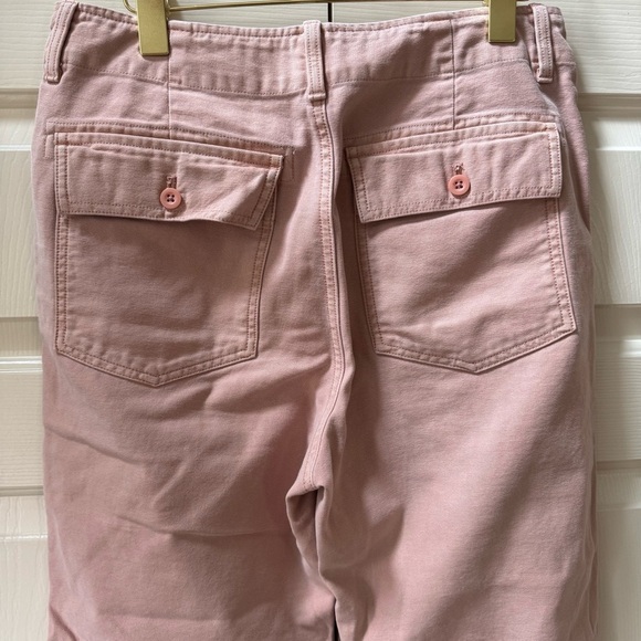 GAP High Rise Straight Crop Wide leg button fly pants Women’s size 6 - Picture 5 of 13
